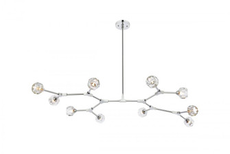 Zayne 10 Light Pendant in Chrome (758|3508D56C)