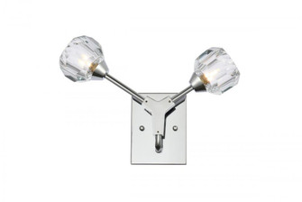 Zayne 2 Light Wall Sconce in Chrome (758|3508W15C)
