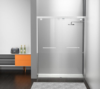 Semi-frameless shower door 60 x 76 Polished Chrome (758|SD303-6076PCH)