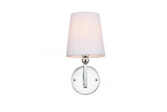 Colson 1 light Chrome and Clear Bath Sconce (758|LD7322W6CH)