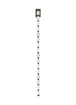 Sean Lavin Collier 1-light dimmable LED wall sconce with dark bronze finish and crystal shade (7355|700WSCLR53BZ-LED930)