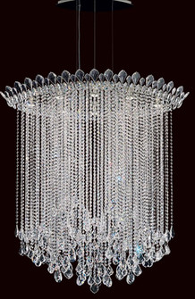 Trilliane Strands 8 Light 120V Pendant in Polished Stainless Steel with Clear Radiance Crystal (168|TR4813N-401R)