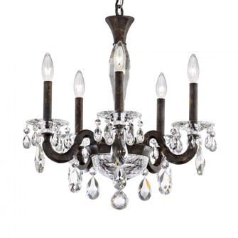 San Marco 5 Light 120V Chandelier in Antique Silver with Clear Radiance Crystal (168|S8605N-48R)