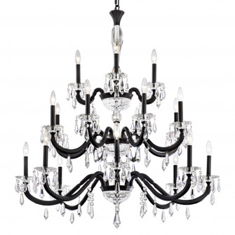 Napoli 20 Light 120V Chandelier in Black with Clear Radiance Crystal (168|S7620N-51R)