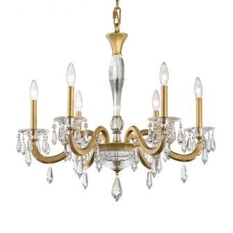 Napoli 6 Light 120V Chandelier in Antique Silver with Clear Radiance Crystal (168|S7606N-48R)