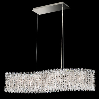 Sarella 7 Light 120V Linear Pendant in White with Clear Radiance Crystal (168|RS8346N-06R)