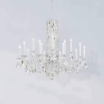 Siena 15 Light 120V Chandelier (No Spikes) in Antique Silver with Clear Radiance Crystal (168|RS83151N-48R)