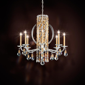 Siena 8 Light 120V Chandelier in Polished Stainless Steel with Clear Radiance Crystal (168|RS8308N-401R)