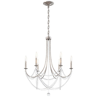 Verdana 6 Light 120V Chandelier in Black with Clear Optic Crystal (168|RJ1006N-51O)