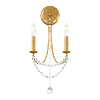 Verdana 2 Light 120V Wall Sconce in Antique Silver with Clear Optic Crystal (168|RJ1002N-48O)