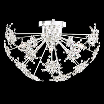 Esteracae 3 Light 120V Semi-Flush Mount in Antique Silver with Clear Radiance Crystal (168|DN1224N-48R)