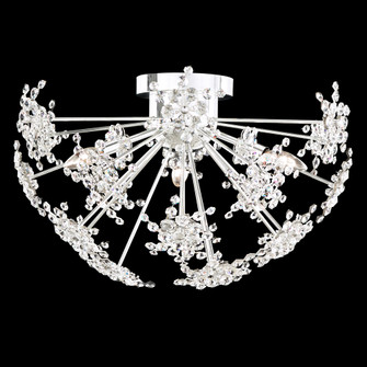 Esteracae 3 Light 120V Semi-Flush Mount in White Luster with Clear Radiance Crystal (168|DN1224N-306R)