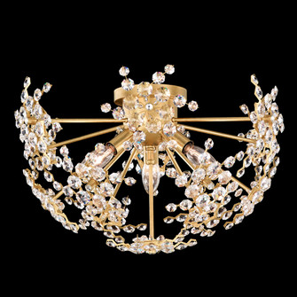 Esteracae 3 Light 120V Semi-Flush Mount in Polished Stainless Steel with Clear Radiance Crystal (168|DN1218N-401R)