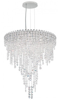 Chantant 6 Light 120V Pendant in Polished Stainless Steel with Clear Optic Crystal (168|CH2412N-401O)