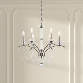 Priscilla 6 Light 120V Chandelier in Black with Clear Optic Crystal (168|BC7106N-51O)