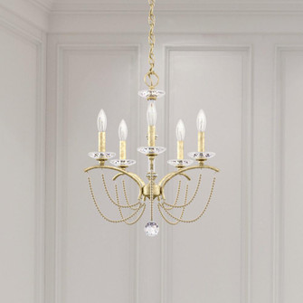 Priscilla 5 Light 120V Chandelier in Antique Silver with Clear Optic Crystal (168|BC7105N-48O)