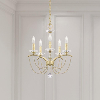 Priscilla 5 Light 120V Chandelier in Heirloom Gold with Clear Optic Crystal (168|BC7105N-22O)