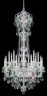 Olde World 23 Light 120V Chandelier in Aurelia with Clear Radiance Crystal (168|6818-211R)