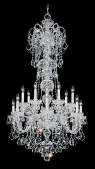 Olde World 14 Light 120V Chandelier in Aurelia with Clear Radiance Crystal (168|6817-211R)