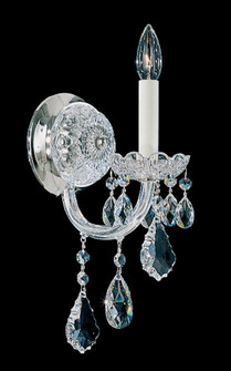 Olde World 1 Light 120V Wall Sconce in Aurelia with Clear Radiance Crystal (168|6805-211R)