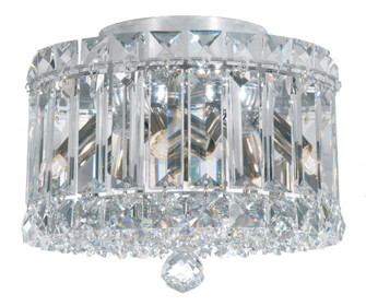 Plaza 4 Light 120V Flush Mount in Polished Stainless Steel with Clear Optic Crystal (168|6690O)