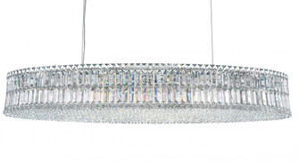 Plaza 9 Light 120V Pendant in Polished Stainless Steel with Clear Radiance Crystal (168|6680R)