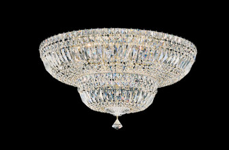 Petit Crystal Deluxe 13 Light 120V Flush Mount in Aurelia with Clear Radiance Crystal (168|5895-211R)