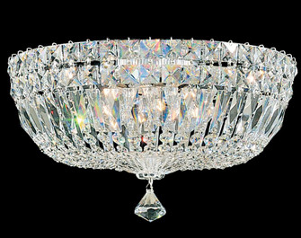 Petit Crystal Deluxe 5 Light 120V Flush Mount in Polished Silver with Clear Optic Crystal (168|5893-40O)
