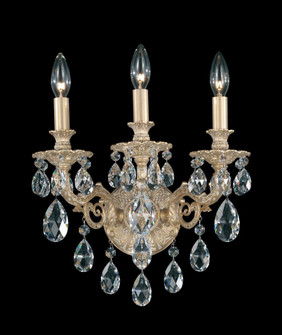 Milano 3 Light 120V Wall Sconce in Heirloom Bronze with Clear Radiance Crystal (168|5643-76R)