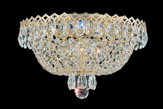 Camelot 3 Light 120V Flush Mount in Polished Silver with Clear Optic Crystal (168|2616-40O)