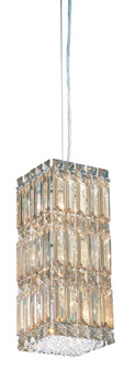 Quantum 6 Light 120V Mini Pendant in Polished Stainless Steel with Clear Optic Crystal (168|2252O)