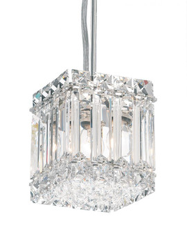 Quantum 2 Light 120V Mini Pendant in Polished Stainless Steel with Clear Optic Crystal (168|2245O)