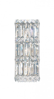 Quantum 3 Light 120V Wall Sconce in Polished Stainless Steel with Clear Radiance Crystal (168|2236R)