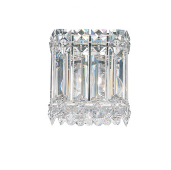 Quantum 1 Light 120V Wall Sconce in Polished Stainless Steel with Clear Radiance Crystal (168|2220R)