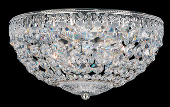 Petit Crystal 4 Light 120V Flush Mount in Polished Silver with Clear Optic Crystal (168|1560-40O)