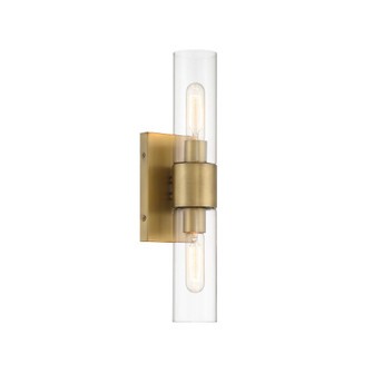 Anton 17.5 in. 2-Light Old Satin Brass Transitional Wall Sconce Light (21|D286M-2WS-OSB)