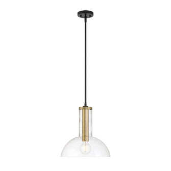 Nova 14 in. 1-Light Matte Black Modern Pendant Light (21|D283M-14P-MB)