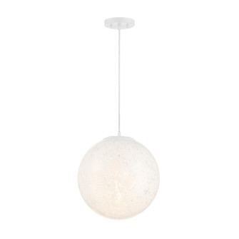 Circo 14 in. 1-Light Matte White Modern Pendant Light (21|D282M-14P-MW)