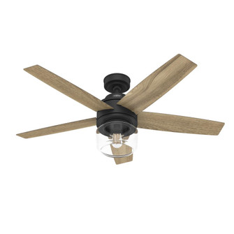 Hunter 52 inch Margo Matte Black Ceiling Fan with LED Light Kit and Handheld Remote (4797|52335)