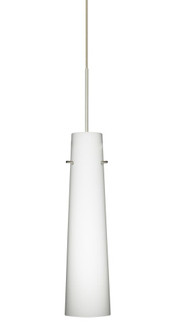 Besa Camino Pendant Satin Nickel Opal Matte 1x50W MAX GY6.35 Base (127|1XC-567407-LED-SN)