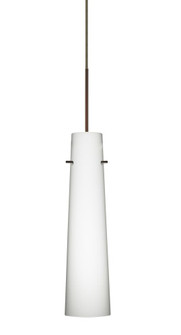 Besa Camino Pendant Bronze Opal Matte 1x50W Halogen (127|1XT-567407-BR)