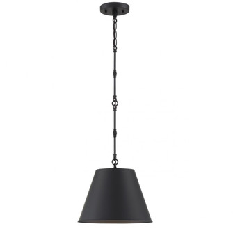 Alden 1-Light Pendant in Matte Black (128|7-232-1-89)