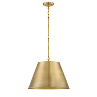 Alden 1-Light Pendant in Warm Brass (128|7-231-1-322)