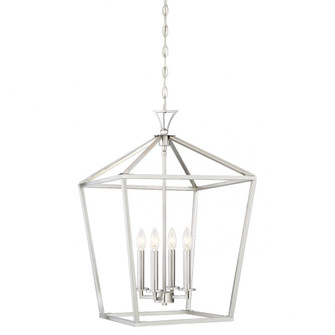 Townsend 4-Light Pendant in Satin Nickel (128|3-421-4-SN)