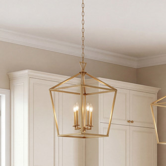 Townsend 4-Light Pendant in Warm Brass (128|3-421-4-322)