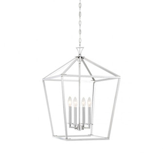 Townsend 4-Light Pendant in Polished Nickel (128|3-421-4-109)