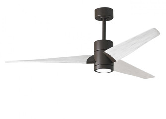 Super Janet - 60'' Ceiling Fan - Integrated LED - Textured Bronze Finish - Matte White Blades (230|SJ-TB-MWH-60)