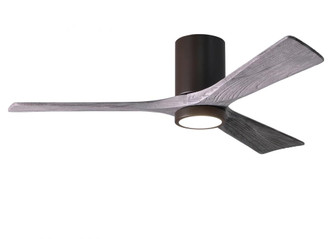 Irene-3HLK - 52'' Three Blade Flush Mount Paddle Fan - 5CCT Integrated LED - Textured Bronze Fini (230|IR3HLK-TB-BW-52)