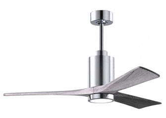 Patricia-3 - 52'' Three Blade Ceiling Fan - 5CCT Integrated LED - Polished Chrome Finish (230|PA3-CR-BW-52)