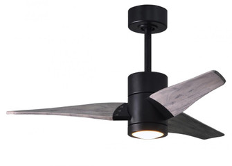 Super Janet - 42'' Ceiling Fan - Integrated LED - Matte Black Finish - Barn Wood Tone Blades (230|SJ-BK-BW-42)